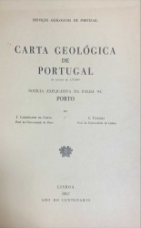 CARTA GEOLÓGICA DE PORTUGAL. Noticia explicativa da folha 9-C. PORTO